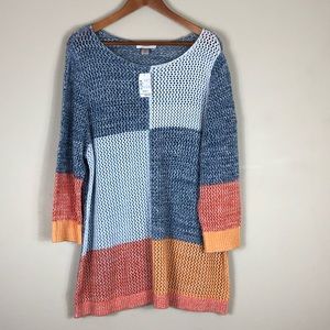Color Block Tunic NWT